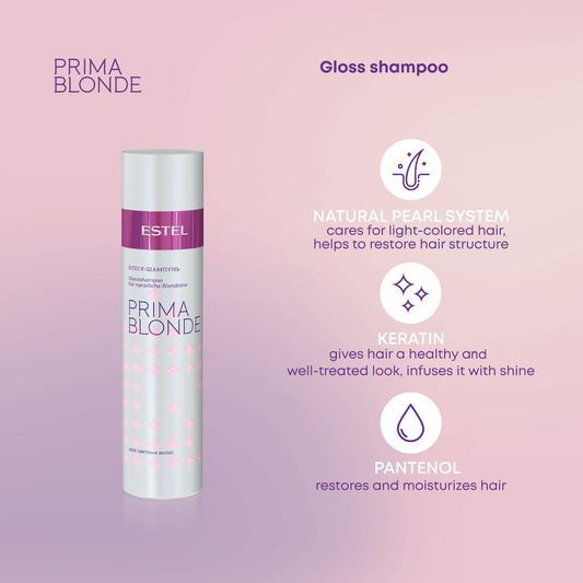 ESTEL PRIMA BLONDE Gloss Shampoo For Light Hair
