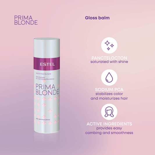 ESTEL PRIMA BLONDE Gloss Balm for Light Hair