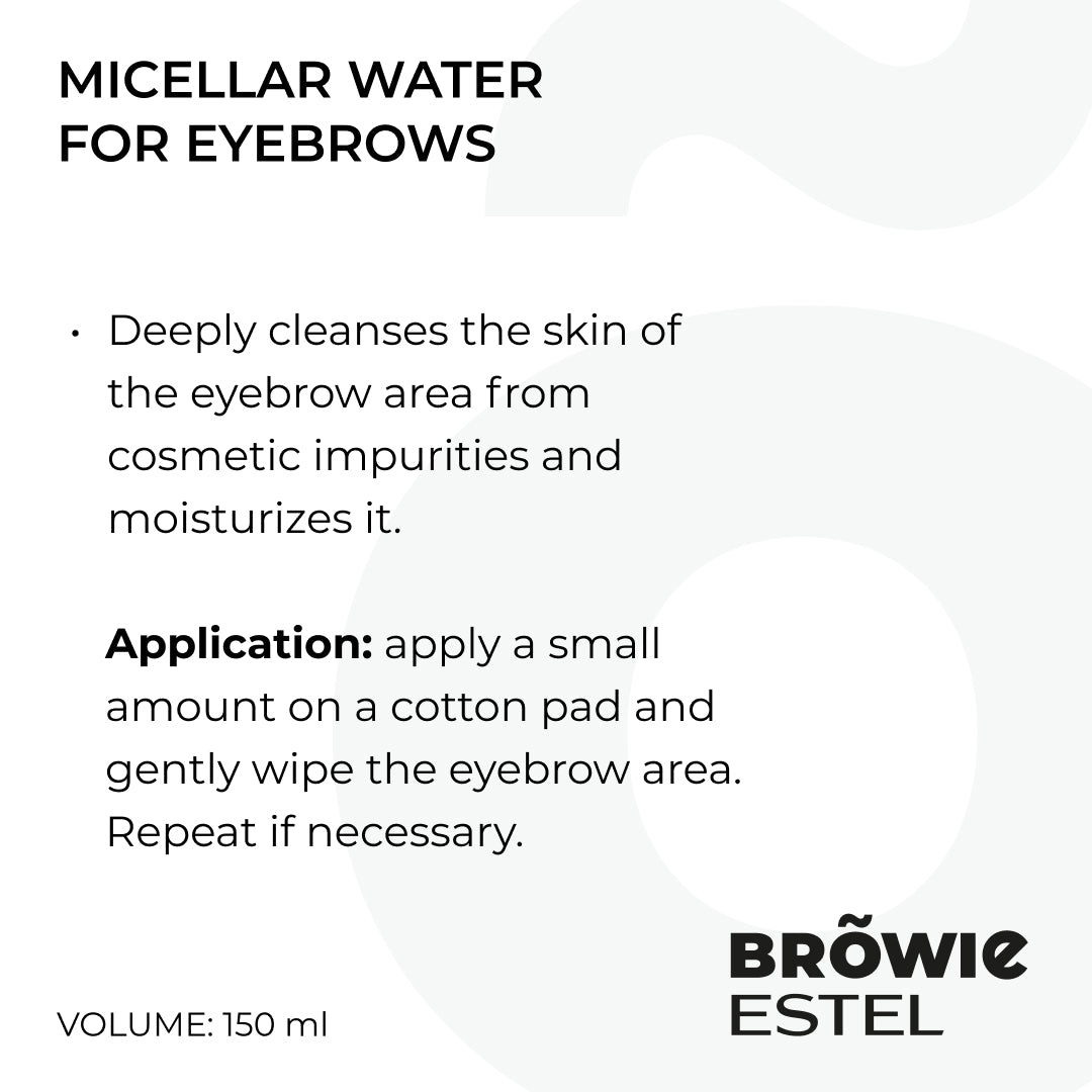 ESTEL BROWIE Eyebrows Micellar Water